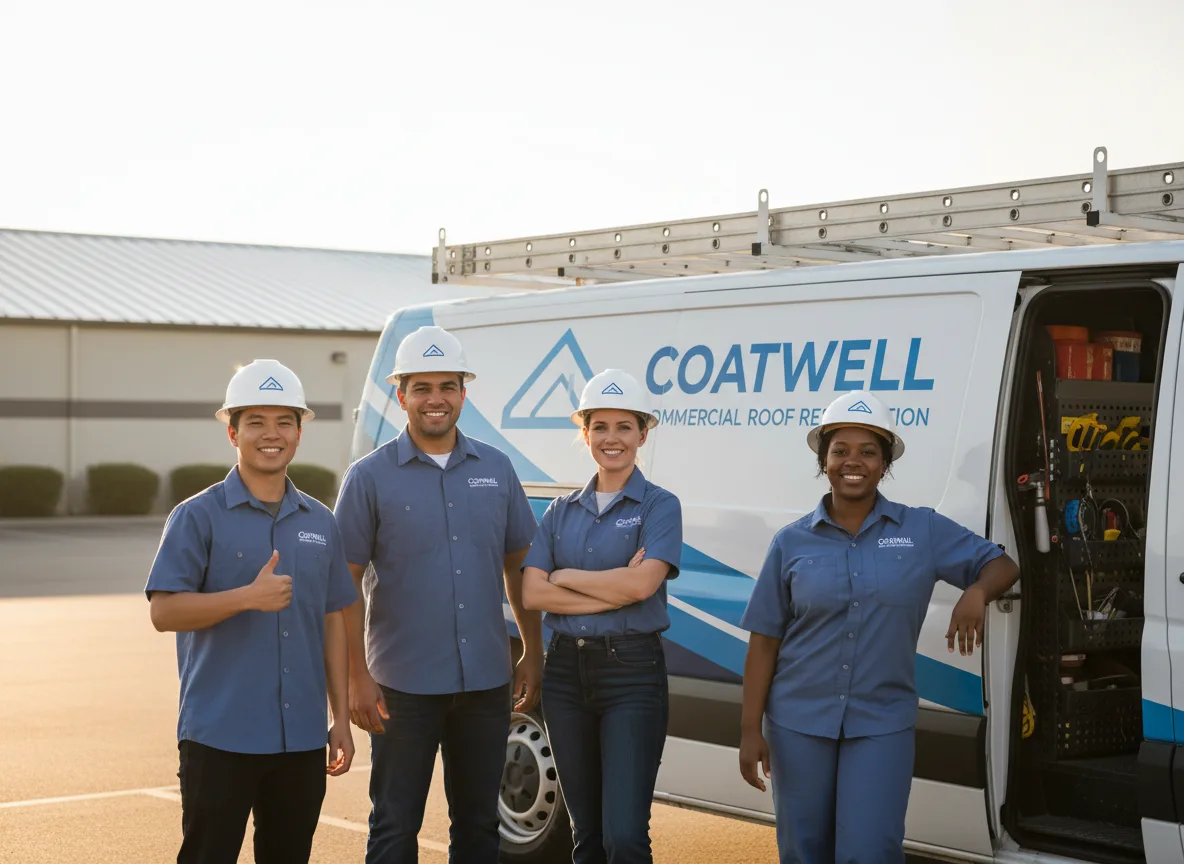 Commercial roof coating company in Cuero, TX